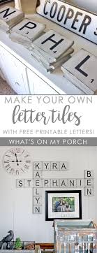 One really good way to find lots of words in a game is to. My Porch Prints Diy Scrabble Tile Wall Decor