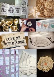 20 wedding ideas for music lovers. Sheet Music Wedding Ideas The Wedding Community