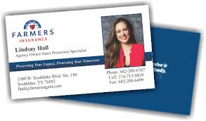 Claims example page explains to businesses why they would need to purchase business insurance. Farmers Insurance Business Card Example Affordable Cheap High Quality Business Cards Tacoma Puyallup Seattle