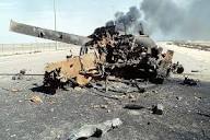 An Iraqi main battle tank on a highway south of Kuwait City destroyed in a  Coalition attack during Operation Desert Storm. : r/DestroyedTanks