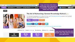 Share Kahoot Links 001 Kahoot Digital Education Educational Technology