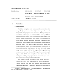 Maybe you would like to learn more about one of these? Draft Proposal Penelitian Gambaran