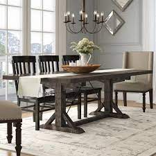 Laurel Foundry Modern Farmhouse Mcwhorter Extendable Dining Table Reviews Wayfa Farmhouse Dining Room Table Dining Table In Kitchen Extendable Dining Table