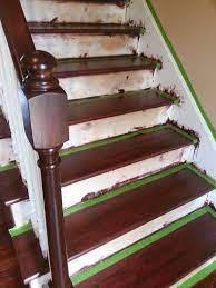 S 10 General Finishes Brown Mahogany On The Banisters 2 Coats With General Finishes Semi Gloss Polyu Stair Railing Design Stair Railing Outdoor Stair Railing