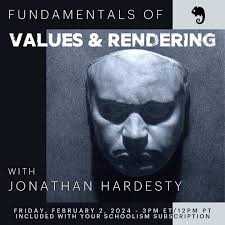 Come join me in my Values and Rendering webinar in 30 minutes! I’ll be  talking, at length, about the importance of values and rendering  fundamentals. You can paint right alongside me as well. It’s ...