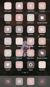 Aesthetic Ios 14 Iphone Home Screen Layout Inspiration App Icon Pack Neutral Ios14 Homescreen Ideas Inspo