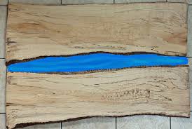 Build a mould / formwork for the table top. River Tables Forest Gems Gallery