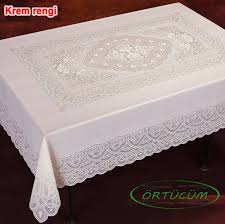 Dantel Motifli Pvc Musamba Masa Ortusu 120x150 Cm Krem Rengi En Uygun Fiyatlarla Masa Ortusu Buzlu Cam Filmi Yapiskanli Folyo