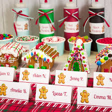 Here's a host of activities to printable decorations, a laminator, and velcro are all you need! Host The Best Diy Gingerbread House Decorating Party Avery Com