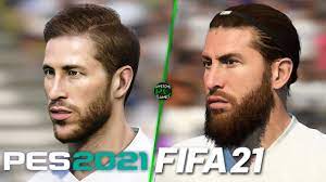 Ea simply must release an end of an era sergio ramos card in fifa 21 ultimate team. Fifa 21 Vs Pes 2021 Real Madrid Player Faces Comparison Youtube