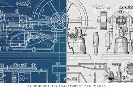 64 Vintage Mechanical Blueprints Blueprints Mechanic Architecture Blueprints