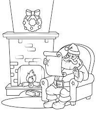 Santa's good boy and girl list. Santa Claus Checking His List Coloring Page Online Coloring Pages