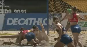 The norwegian women's beach handball team spiked the uniform rules to protest against alleged sexism and are hoping it will lead to lasting change. Norway Women S Beach Handball Team Fined For Not Wearing Bikinis