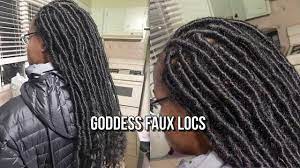 Messy Goddess Faux Locs With Cuban Twist Hair Cuban Twist Hair Cuban Twist Goddess Faux Locs