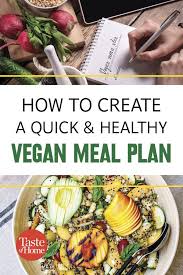 7 Secrets To A Quick Healthy Vegan Meal Plan Vegan Meal Plans Vegetarian Vegan Recipes Vegan Recipes