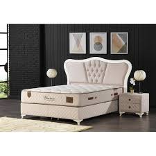 The handle is a black metal pull handle. Braum Modern Bedroom Nightstand Set Of 2 Overstock 32668057