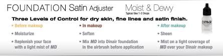 Dinair Airbrush Makeup Cosmetics Color Charts Master List