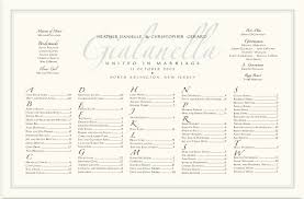 Imperial Zapfino Monogram Wedding Seating Charts Wedding
