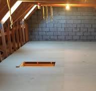 Loft boarding with subframe and moisture resistant boards