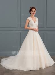 Das brautkleid stellt für die meisten damen eines der wichtigsten kleidungsstücke in ihrem leben dar. Duchesse Linie V Ausschnitt Hof Schleppe Organza Brautkleid 002134392 Jj S House