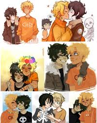 It's a percy jackson and twilight crossover, where percy is raised by the cullen family and it will have different ships main pairing: Solangelo Fanart Those Cute Cartoony Type Of Art Percy Jackson Funny Solangelo Fanart Percy Jackson Fandom