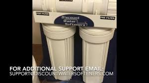 Reverse Osmosis Filter Change Video Guide Discount Water Softeners Youtube