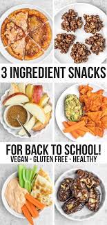Easy 3 Ingredient After School Snacks Vegan Healthy From My Bowl Vegan Snacks Easy Healthy Vegan Snacks Healthy Afternoon Snacks