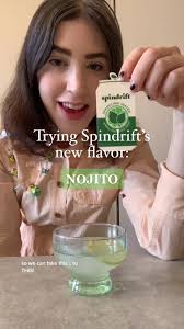 @spindrift sent over “𝑵𝒐𝒋𝒊𝒕𝒐” (one of their newest flavors) to try,  and they can do no wrong ❇️🌱💚 #spindrift #nojito #dryjanuary #mocktail  #newspindrift #sparklingwater #drinktok