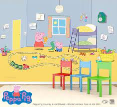 Each set has a 30 lead wire, 12 light spacing, clear miniature bulbs, 4 spare bulbs, and 1 fuse. Peppa S Bedroom Available Sizes Full Wall Only 3600x2430mm Special Price 449 65 Rrp 529 This Christm Peppa Pig Wallpaper Kids Room Wallpaper Pig Wallpaper