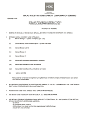 Halal industry development corporation (hdc) 5.02, level 5, kpmg tower first avenue, persiaran bandar utama 47800 petaling jaya selangor. Fillable Online Halal Industry Development Corporation Sdn Bhd Fax Email Print Pdffiller