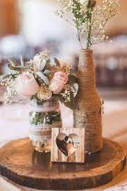 85 Unique Rustic Wedding Reception Ideas On A Budget Rusticwedding Rusti Wedding Reception Table Decorations Wedding Centerpieces Reception Table Decorations