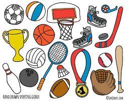 Collection by vital imagery ltd. Sport Clipart Handgezeichnete Clipart Sportwaren Clipart Etsy