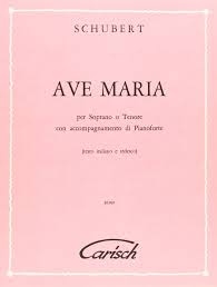 Ave maria, gratia plena, maria, gratia plena maria, gratia plena ave ave dominus dominus tecum, benedicta tu in mulieribus, et benedictus et. Schubert Franz Ave Maria Soprano Or Tenor Piano Vocal Score 9788850728602 Amazon Com Books