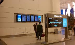 Airport Ux Digital Signage Wayfinding Signage Signage