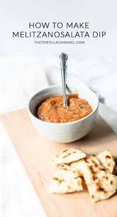 Melitzanosalata Greek Eggplant Dip The Tortilla Channel Recipe Greek Eggplant Dip Greek Dip Recipes Eggplant Dip