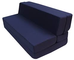 Amazon Com Merax Convertible 5 Folding Foam Sleeping Mattress Sofa Bed And Floor Mat Full Lxwxh 74in X54in X5in Navy Blu Mattress Sofa Foam Sofa Sofa Bed