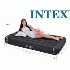 outdoor sisme yataklar intex intex 66779 tek katli tek kisilik sisme yatak son 1 adet