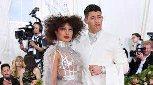 Priyanka chopra flaunted her traditional look for the baywatch cameras when she visited india for ganesh chaturthi. Priyanka Chopra In Dior Outfit At Met Gala 2019 With Nick Jonas Vogue India