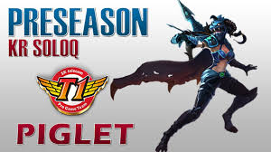 SKT T1 Piglet - Vayne vs Sivir - Preseason KR SoloQ - YouTube