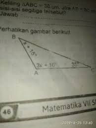 Tentukan jenis fungsi yang akan anda kerjakan. Perhatikan Gambar Berikut Tentukan Nilai X Pada Gambar Di Samping Tolong Caranya Brainly Co Id