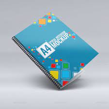 Download A4 Spiral Notebook Mock Up By L5design Graphicriver
