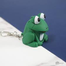 Porte Cles Grenouille Sonore Et Lumineux Achat Porte Cles Sonore Kikkerland Cadeau Maestro Porte Cle Cadeau Enfant Grenouille