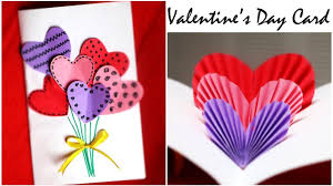 There will be four class valentine cards on one piece of cardstock. Diy Valentine Card Handmade Popup Card For Valentine S Day 3d Hearts Card Reupload Youtube