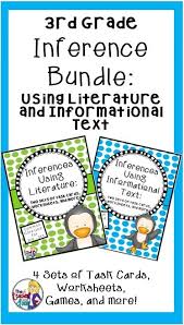 3rd Grade Inference Bundle Fiction And Nonfiction Reading Instruction Reading Classroom 4th Grade Reading