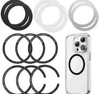 CoolShef 12Pcs Magnetic Adapter Ring for Wireless Charging | Universal Metal Adapter Ring | Ultra-Thin Magnetic Phone Attachment Rings for Phone/Cases ...