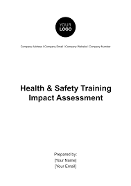 Free Health & Safety Training Impact Assessment Template to Edit Online