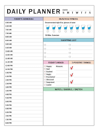 Daily Planner Printable Planner Insert Arc System Binder Etsy Daily Planner Sheets Daily Planner Planner Inserts Printable