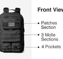 Amazon.com: Falko Tactical Mochila 50L, 2.4x más fuerte, mochila militar,  mochila resistente, mochila grande Molle, trabajo, al aire libre, Army ...
