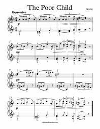 Secret Garden Song From A Secret Garden ноты для фортепиано Free Piano Sheet Music The Poor Child Cornelius Gurlitt Enjoy Piano Sheet Music Piano Sheet Music Free Piano Music