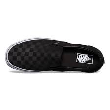 Black And Grey Checkered Slip On Vans Checkerboard Slip On Shop Shoes At Vans In 2020 Vans Checkerboard Slip On Vans Slip On Shoes